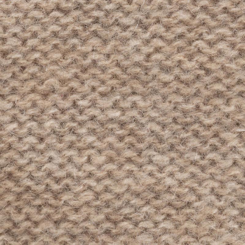 Floks dark natural cashmere socks close up of the colour and material