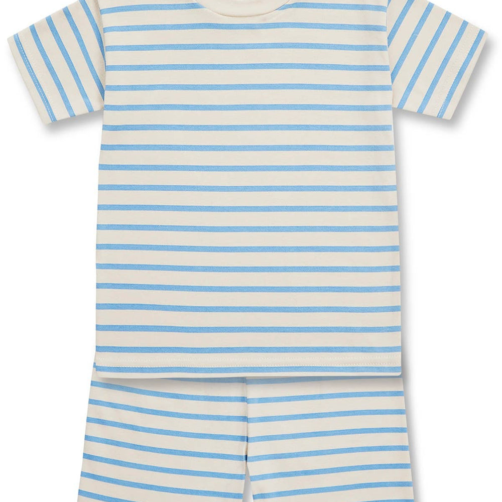 Sleepy Doe - KIDS SHORTIE SET | CORNFLOWER STRIPE