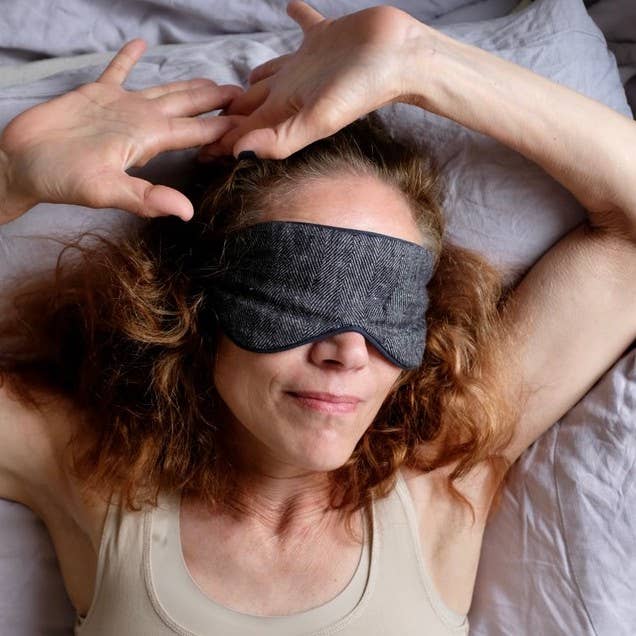 Blasta Henriet - Eye Mask - Linen/Merino
