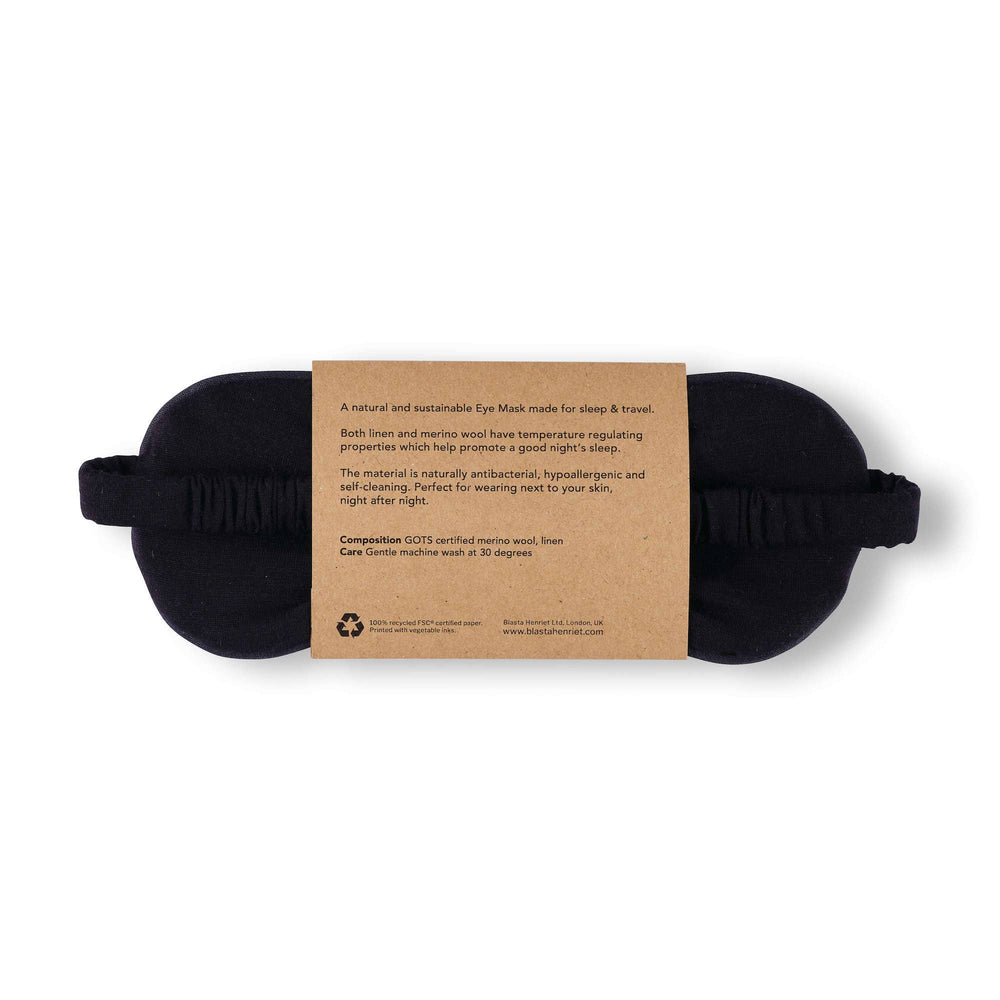Blasta Henriet - Eye Mask - Linen/Merino