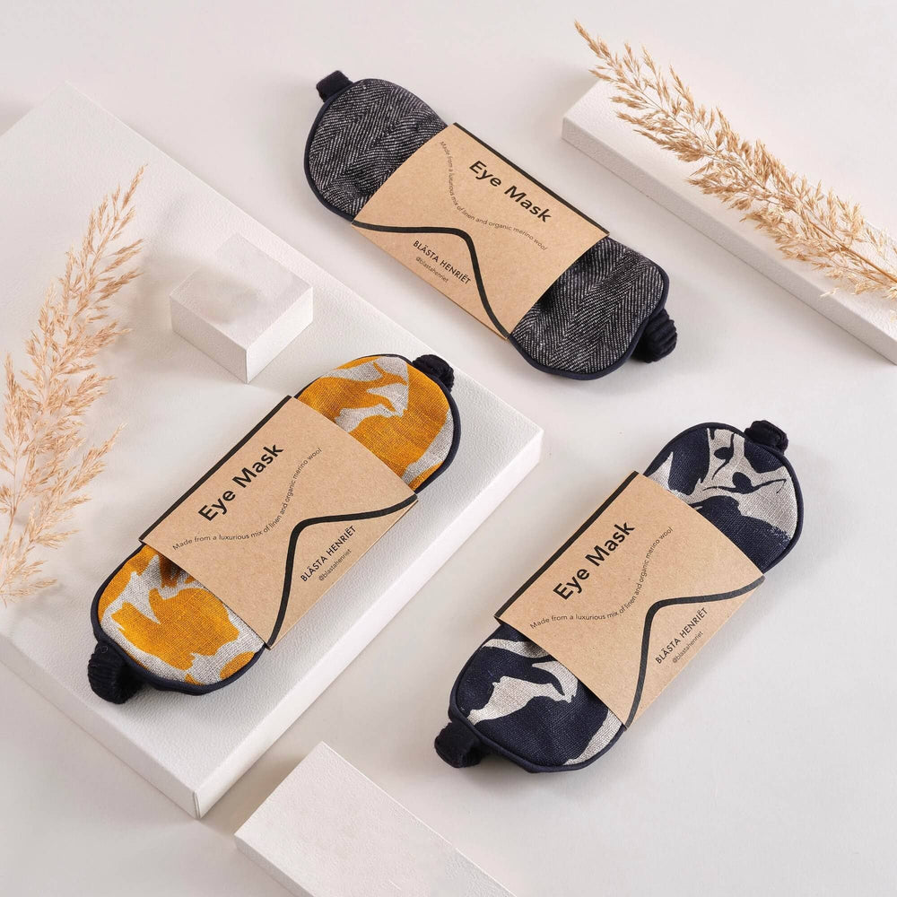 Blasta Henriet - Eye Mask - Linen/Merino