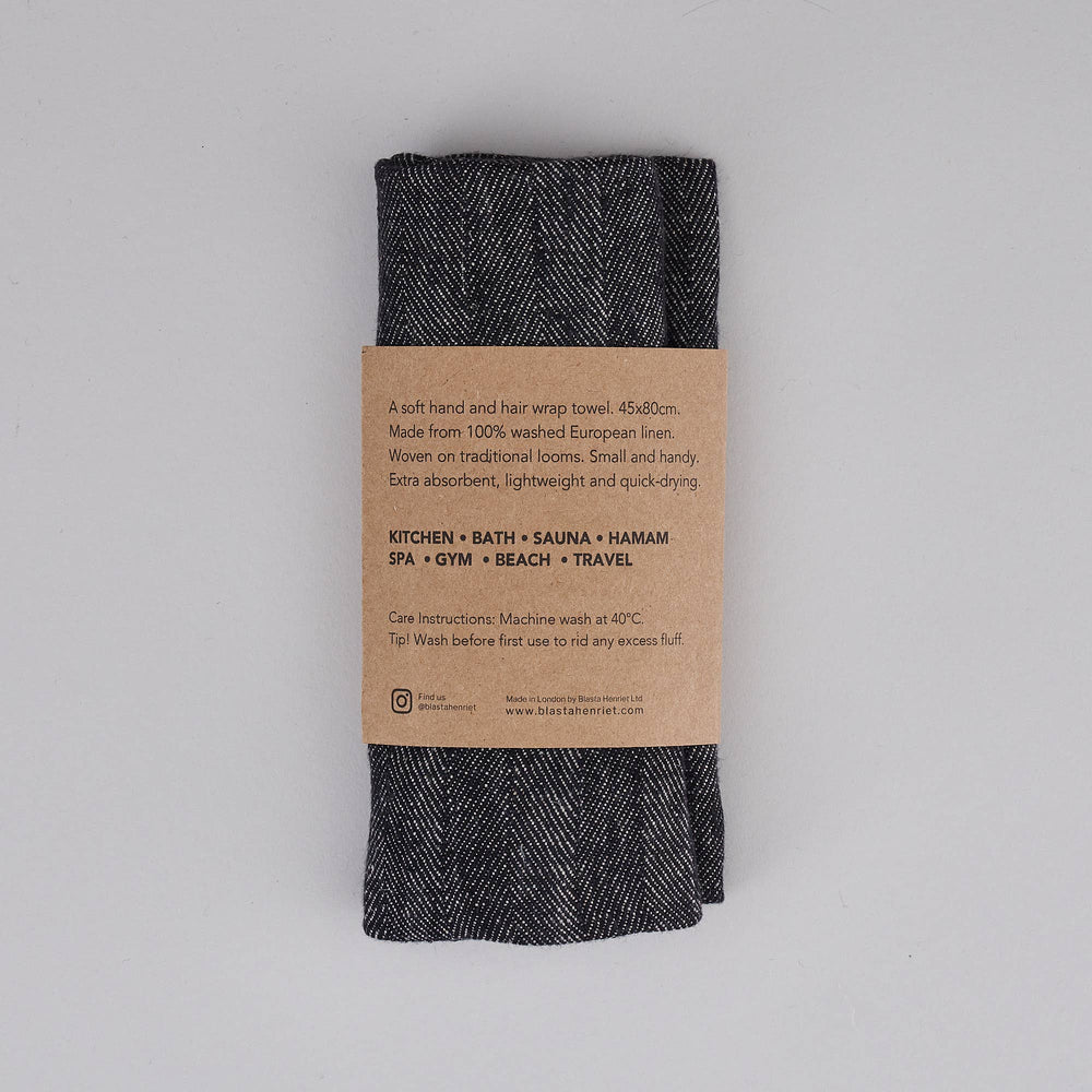 Blästa Henriët hand and Hair Wrap Towel white background