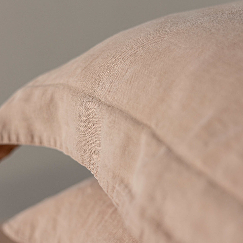 Outlet: Oxford pillowcase pair, plaster (regular size)