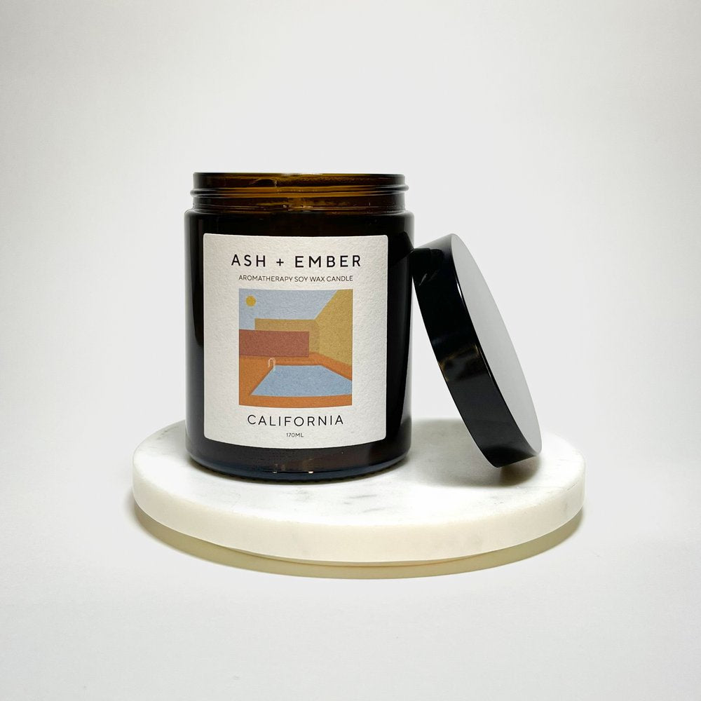 Ash + Ember California Candle