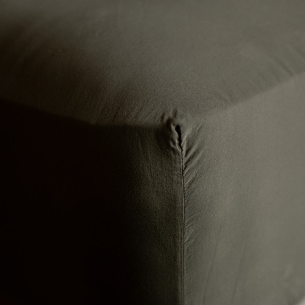 Organic cotton fitted sheet