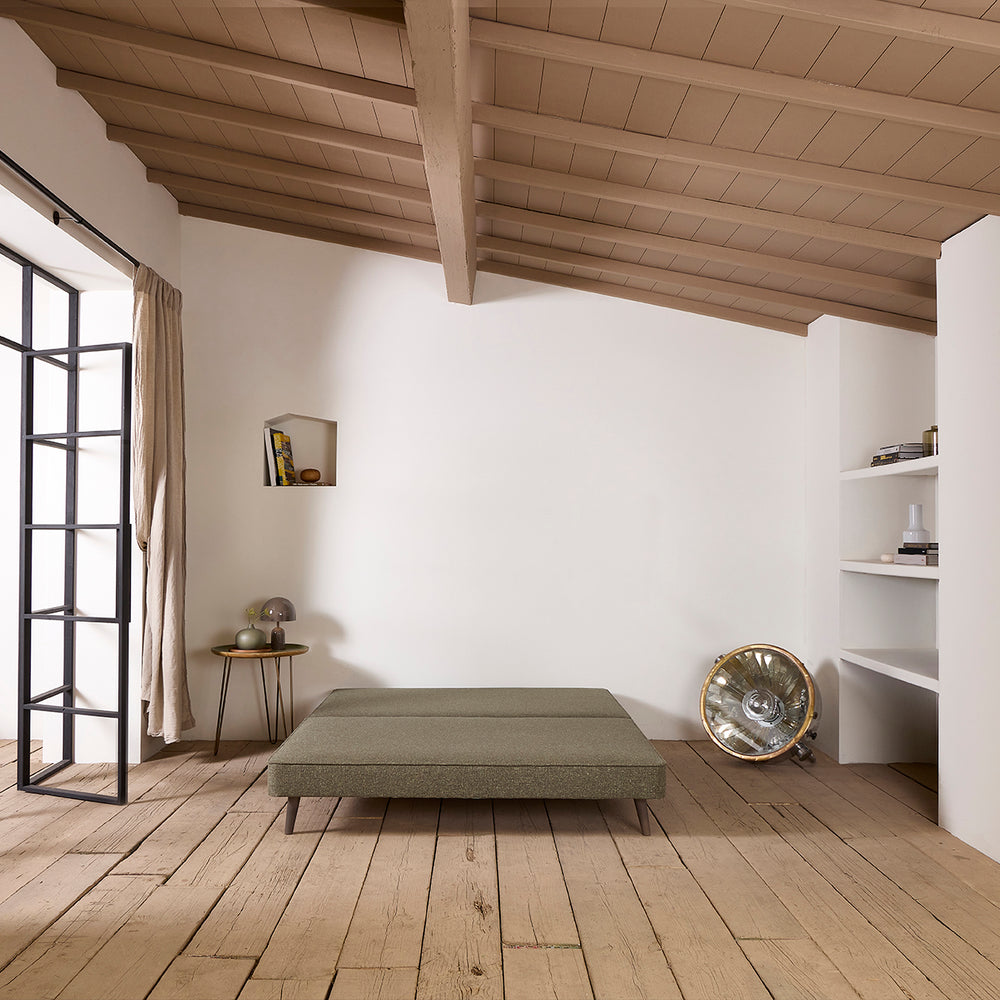 Upholstered Bed Base - Slim - Padded Top