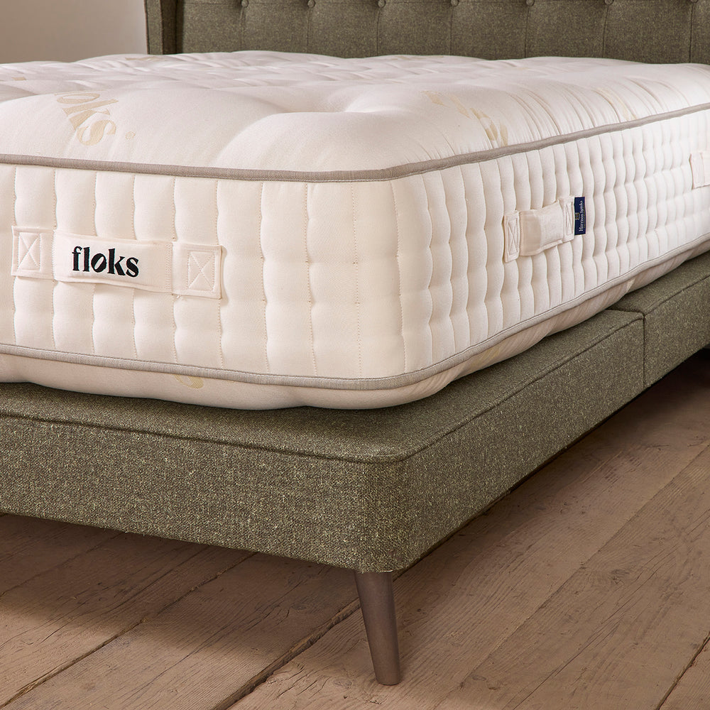 Upholstered Bed Base - Slim - Padded Top