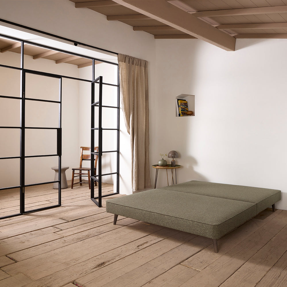 Upholstered Bed Base - Slim - Padded Top