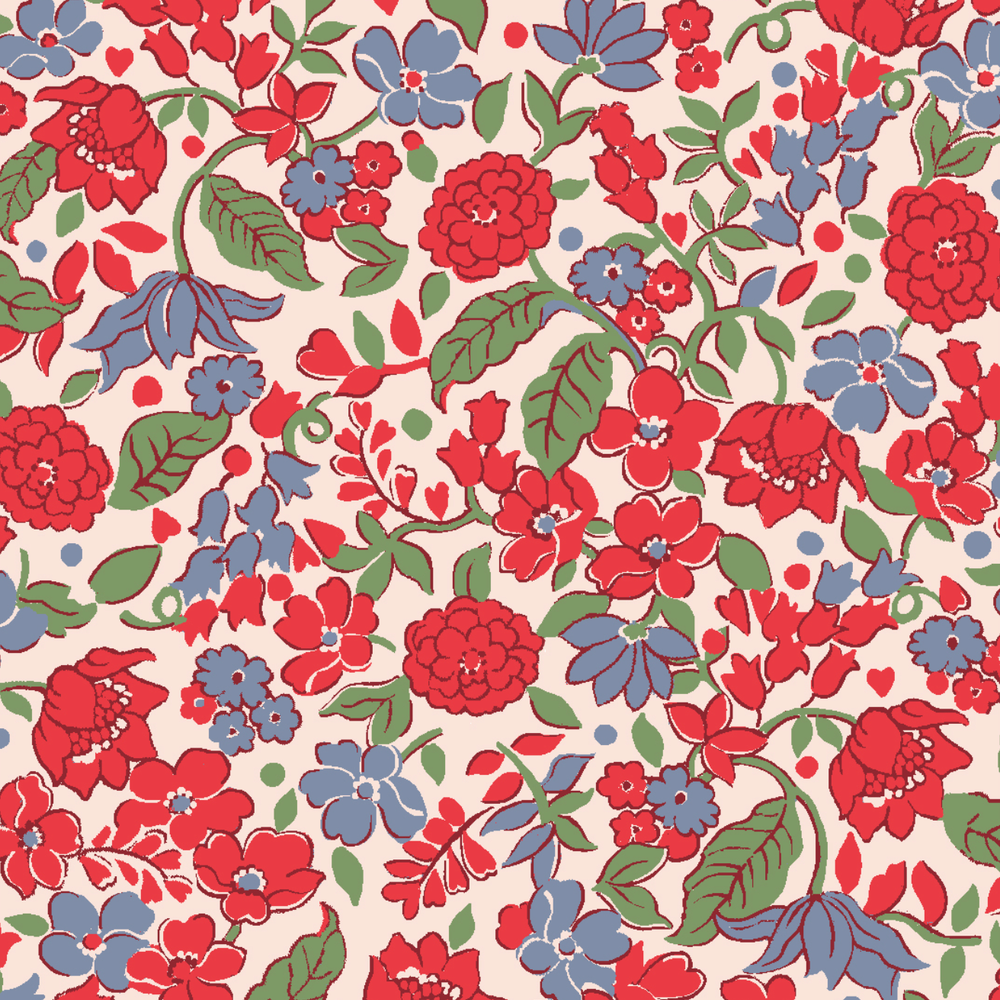 Sleepy Doe, Ditsy Floral - Classical Pyjama Set - Kids